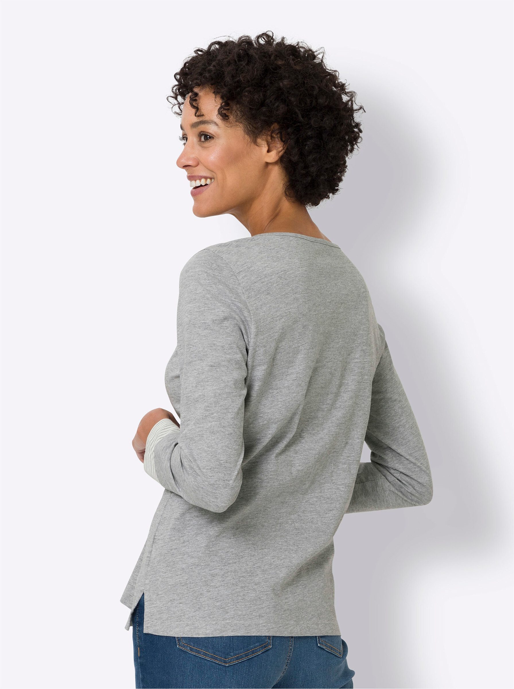 Sieh an! T-Shirt Shirt Langarm