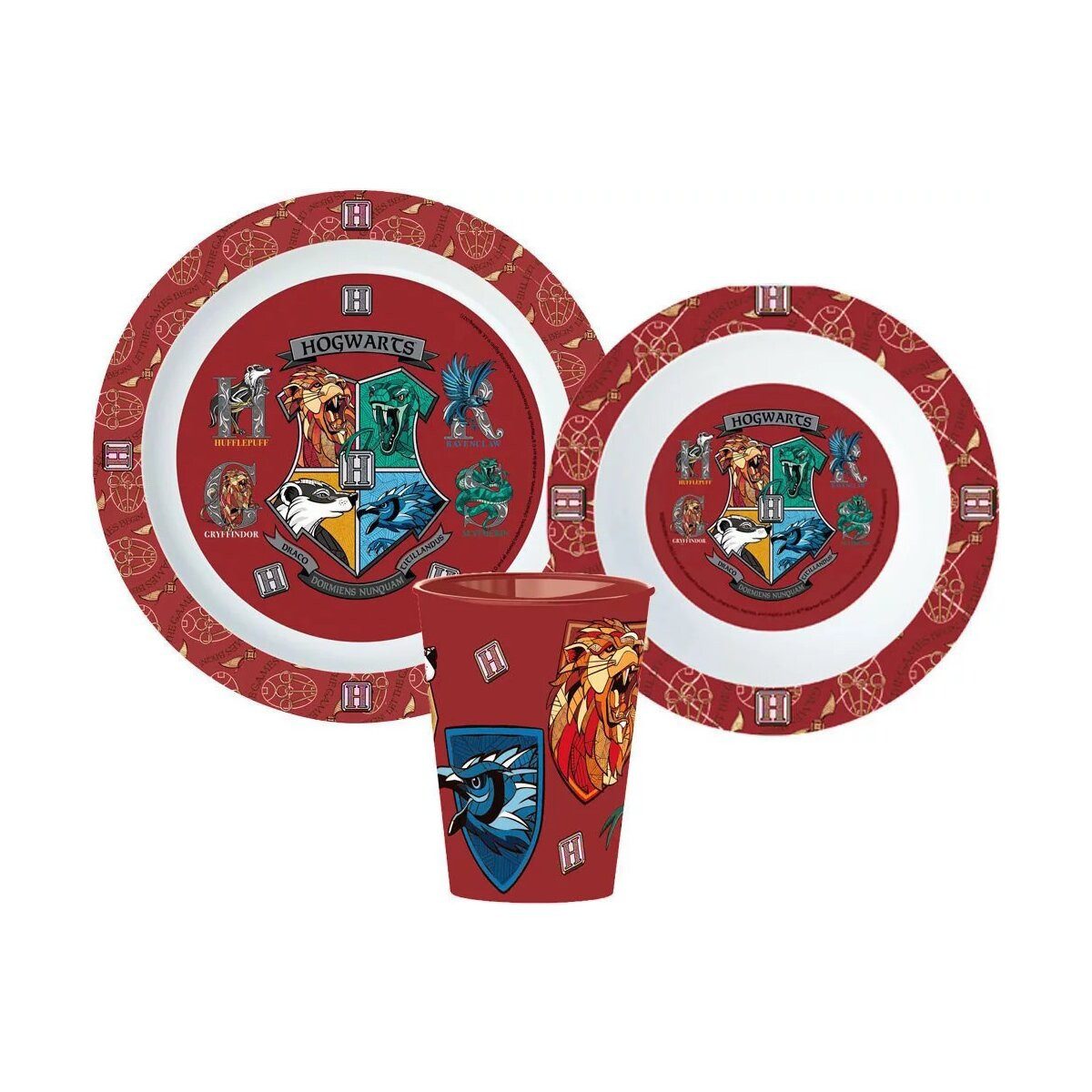 Harry Potter Kindergeschirr-Set Harry Potter School Shields Essgeschirr