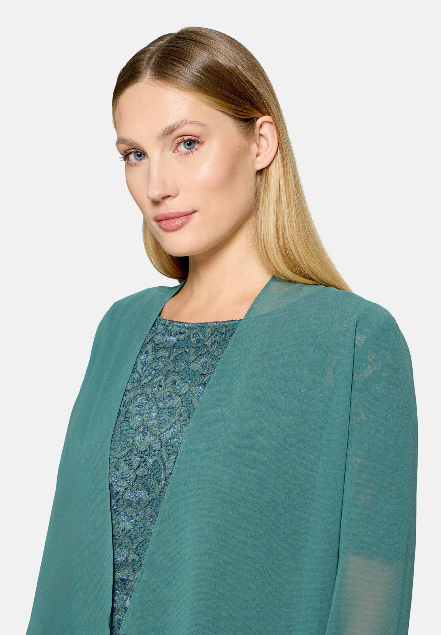 Vera Mont Blusenjacke Damen ohne Verschluss