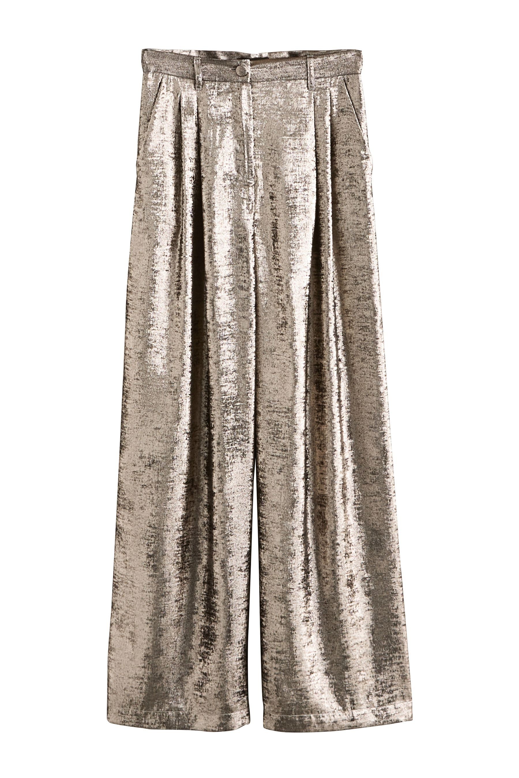 Next Palazzohose Superweite Metallic-Hose (1-tlg) günstig online kaufen