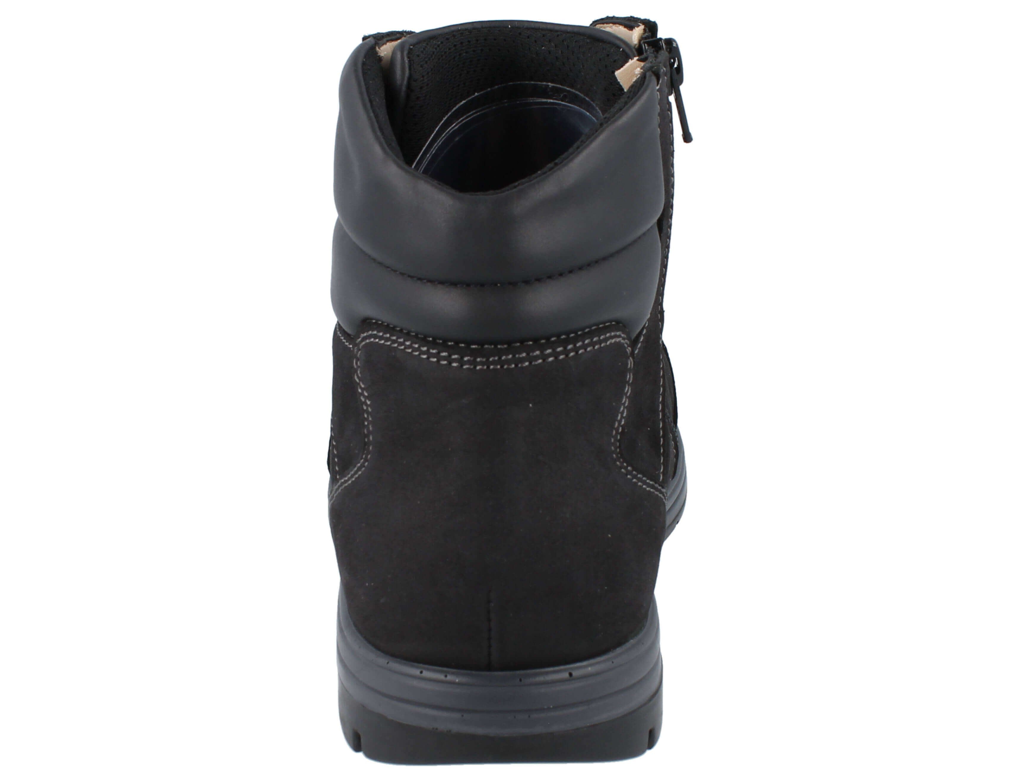 Finn Comfort FINN COMFORT Navarra Stiefel schwarz Nubukleder - Größe: 46 Winterstiefel Wechselfußbett