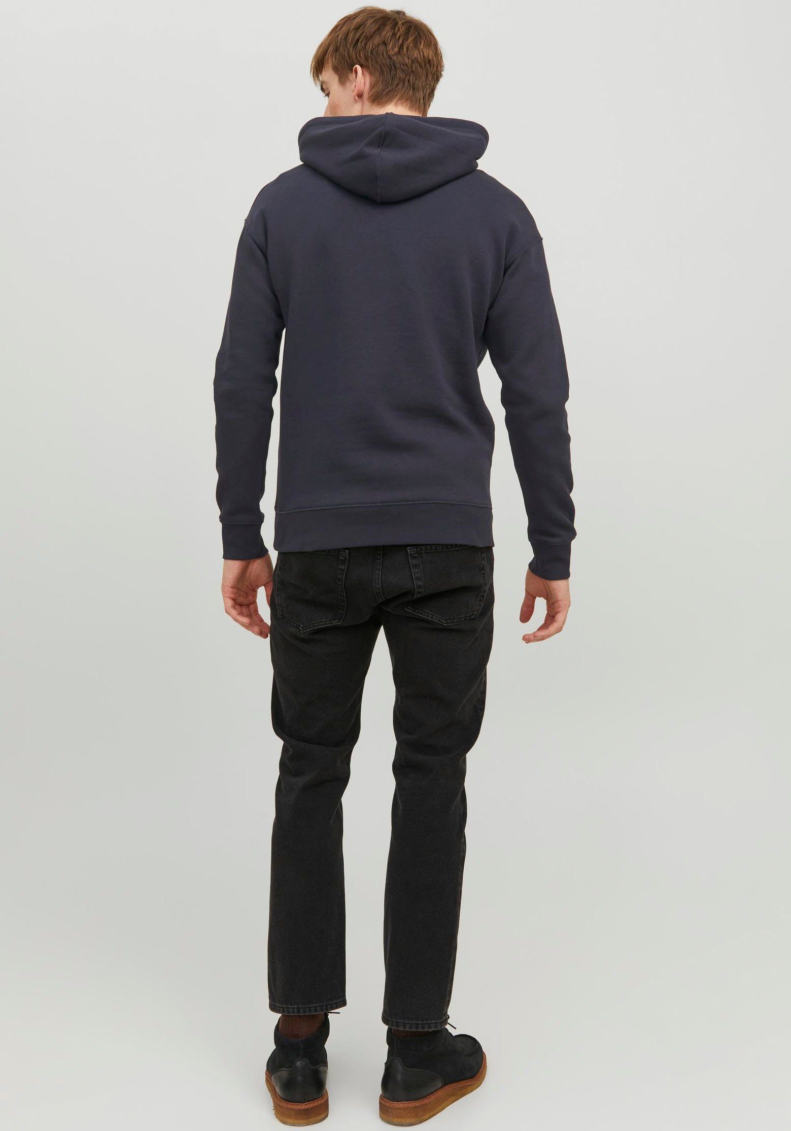 Jack & Jones Kapuzensweatshirt JJESTAR mit 3D-Print und Kapuze für vielseitige Anlässe Baumwollmischung, relaxed fit