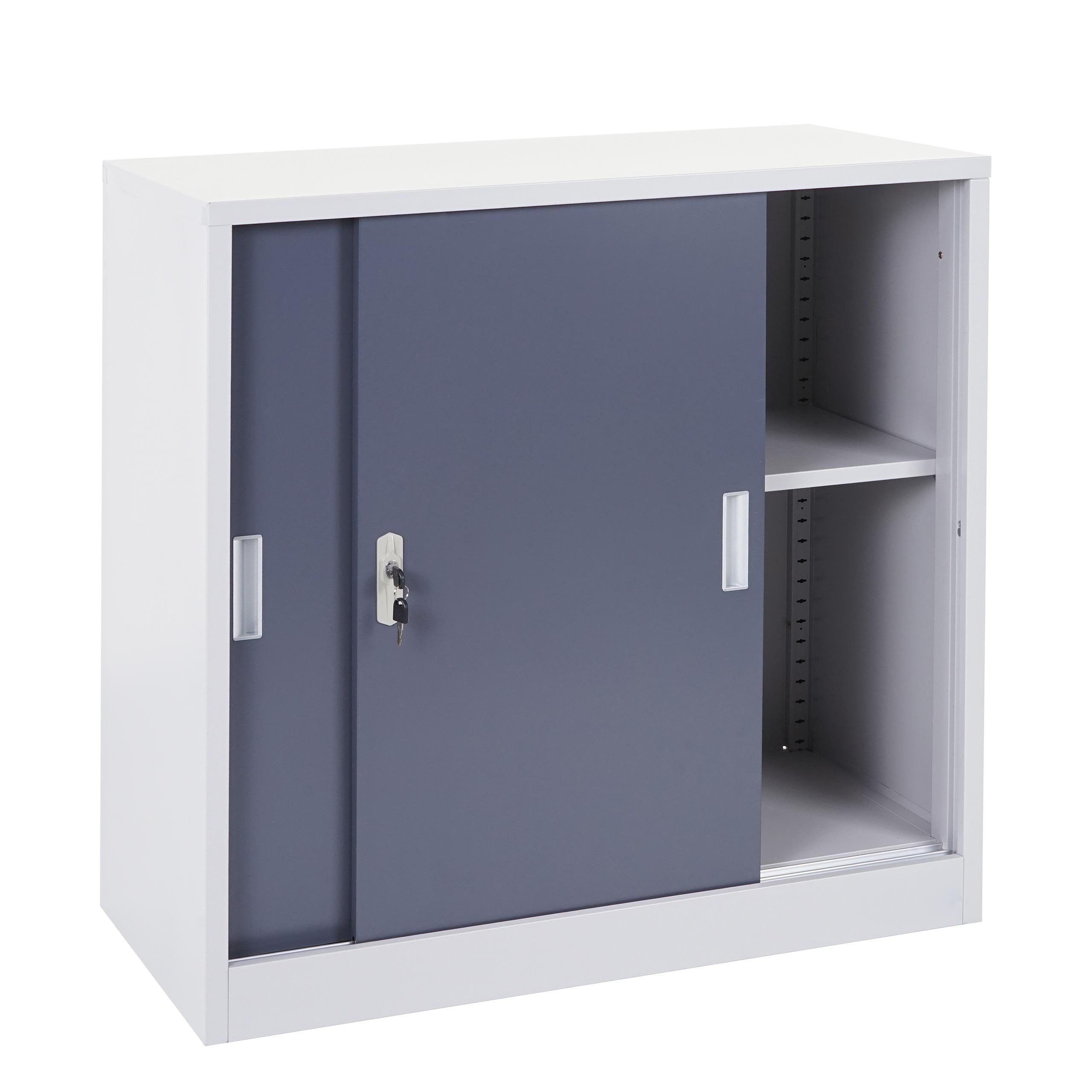 MCW Aktenschrank MCW-F41 2 Schiebetüren, 2 günstig online kaufen