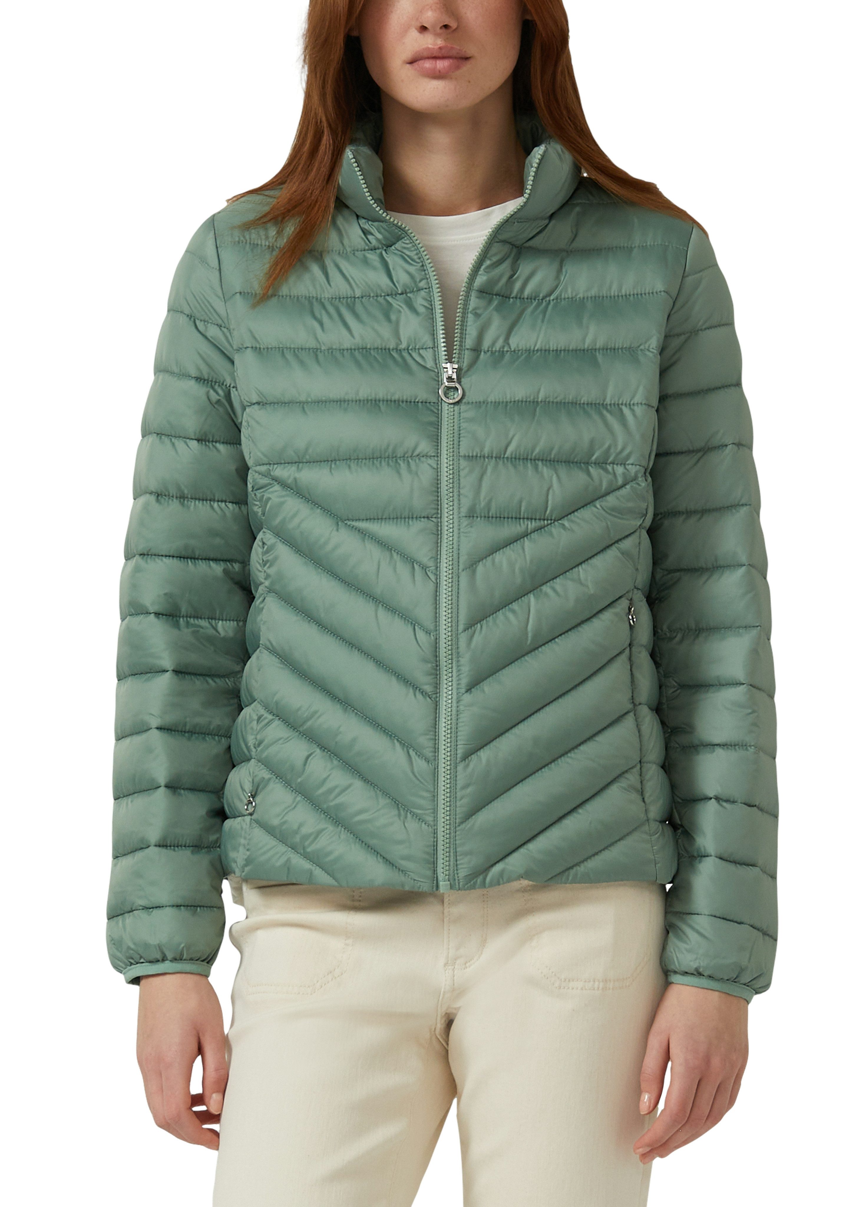 s.Oliver Steppjacke mit Reißverschluss und Stehkragen günstig online kaufen