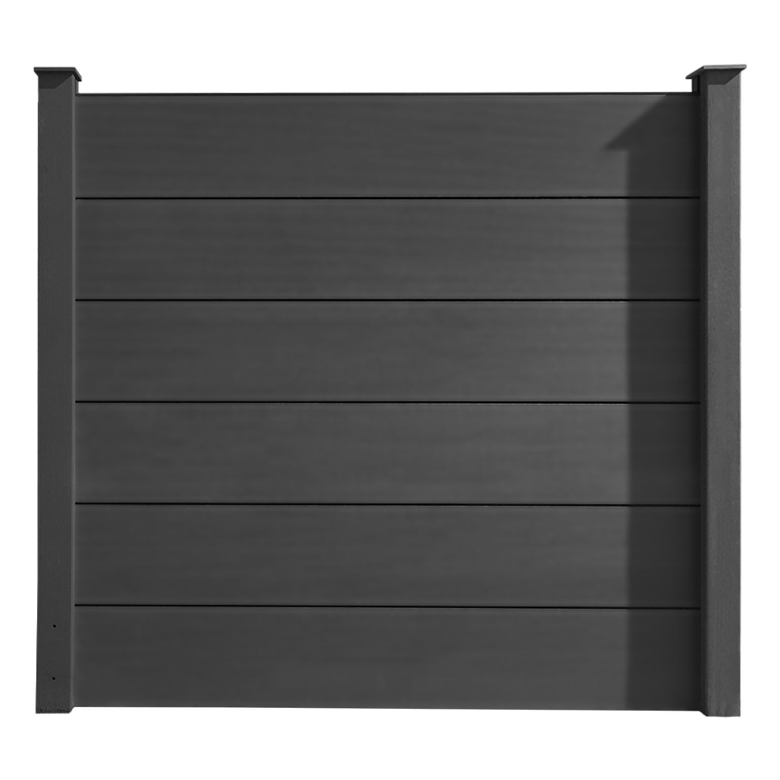 HORI Lamellenzaun HORI WPC Zaun Sichtschutzzaun XXL Gartenzaun Windschutz Lamellenzaun