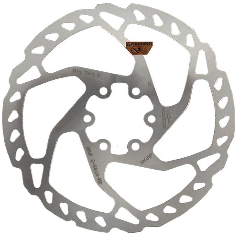 Shimano Scheibenbremse SHIMANO Bremsscheibe SM-RT66 180 mm 6-Loch - für hydraulische Scheiben
