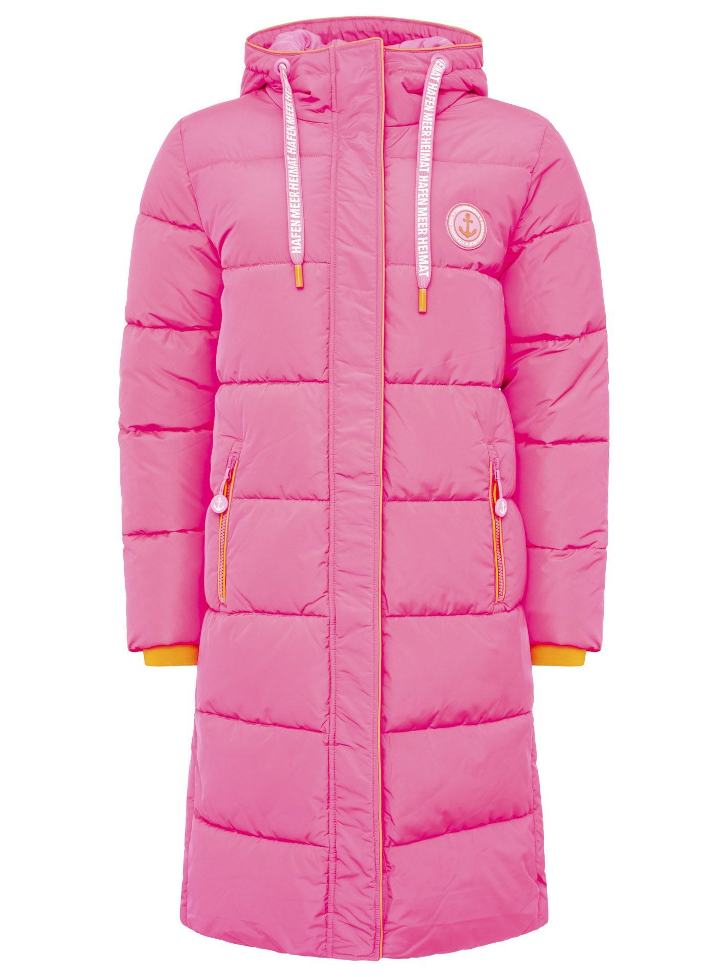 Zwillingsherz Steppmantel Oversized Steppjacke Seitentaschen günstig online kaufen