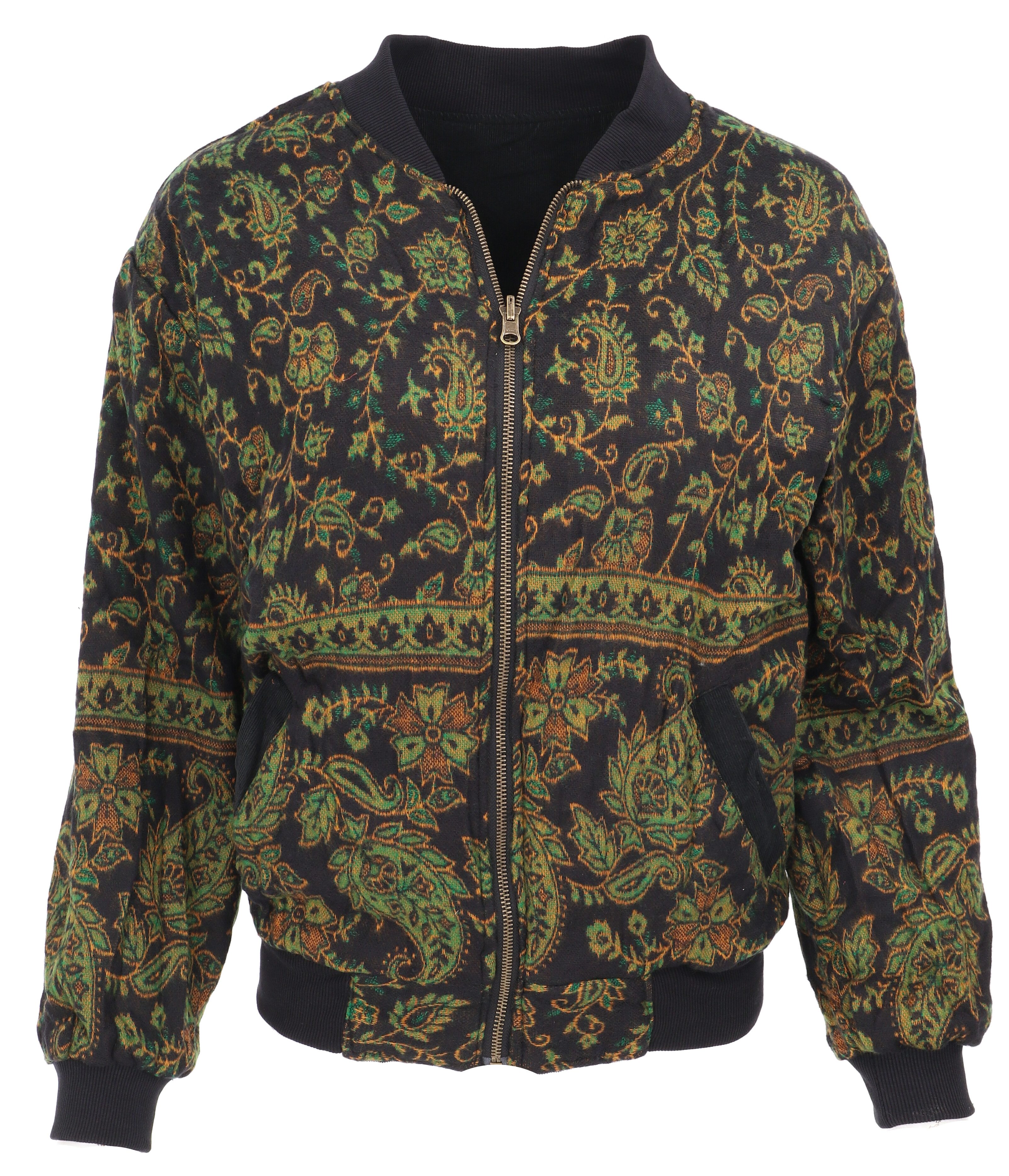 Langjacke Boho Style Bomberjacke, Wendejacke Feincord -..