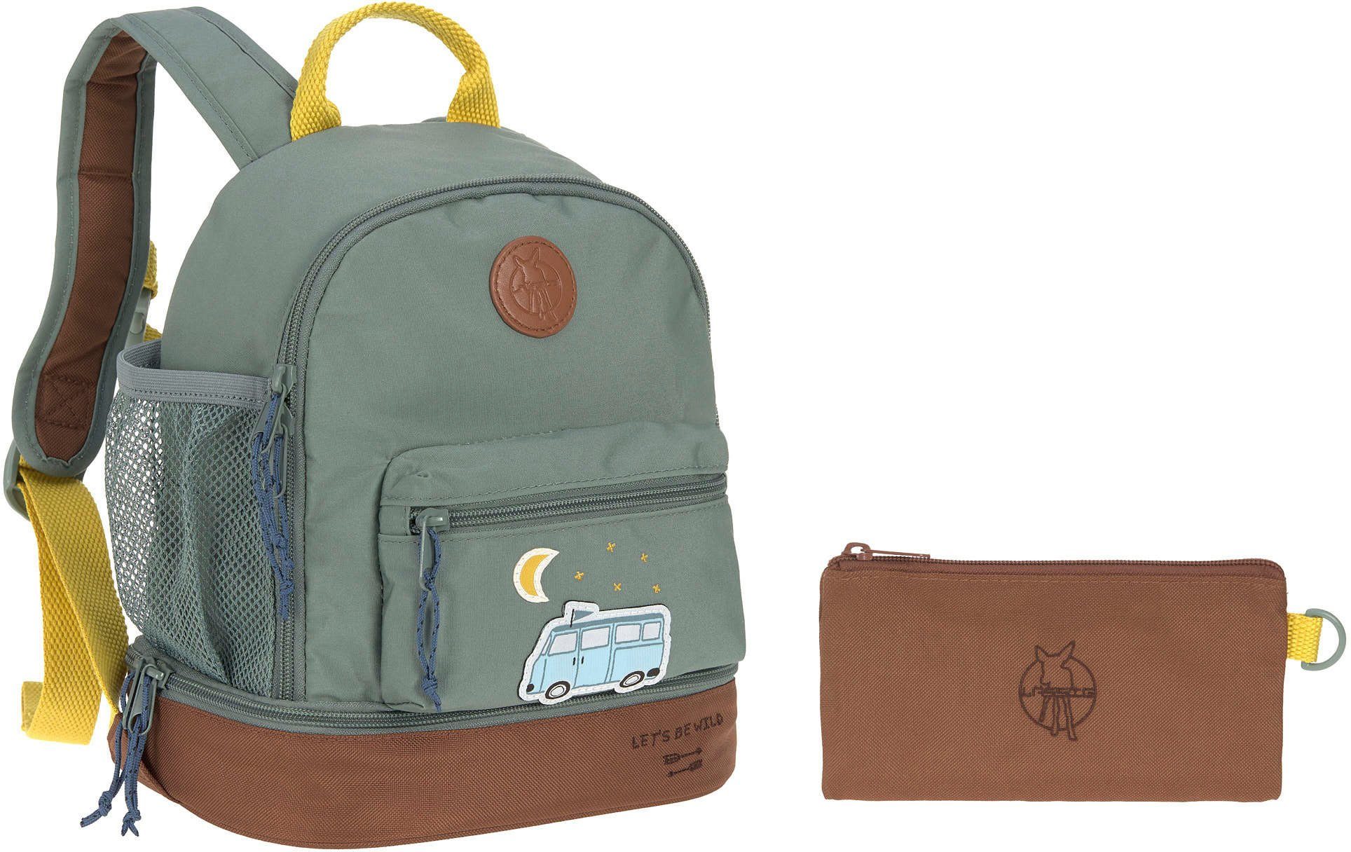 LÄSSIG Kinderrucksack Adventure, Bus, Mini Backpack, PETA-approved vegan