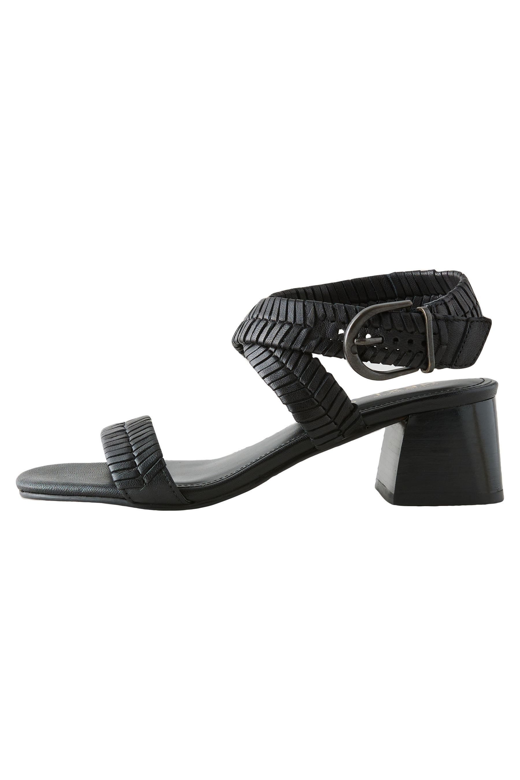 Next Forever Comfort® Sandalen aus Leder, Blockabsatz Sandale (1-tlg)