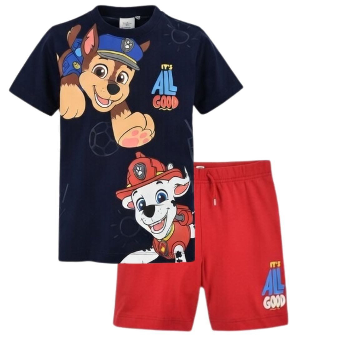 PAW PATROL T-Shirt & Shorts PAW PATROL Jungen T-Shirt und Hose Set Shirt Kurze Hose