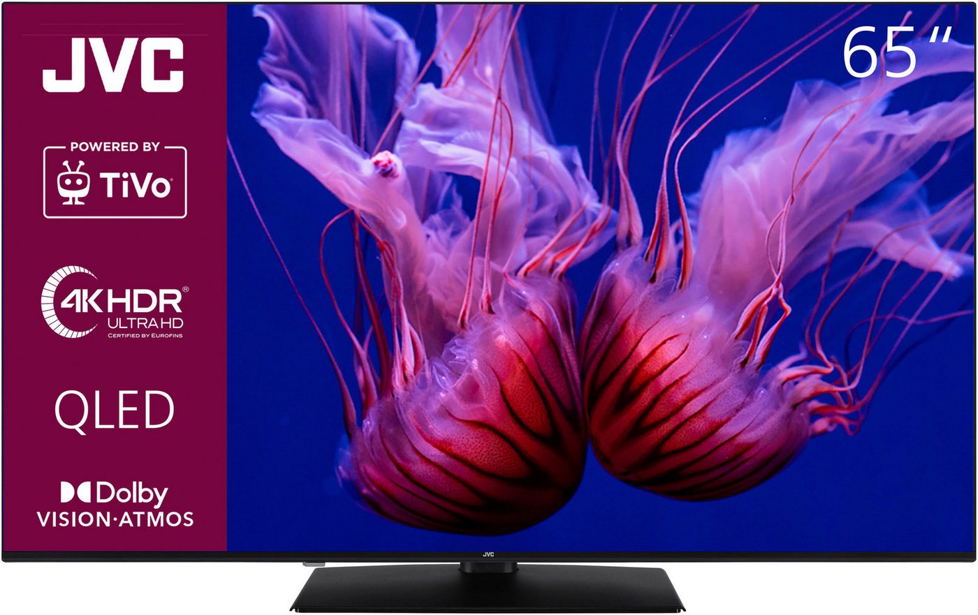 JVC LT-65VUQ3455 QLED-Fernseher (164 cm/65 Zoll, 4K Ultra HD, Smart-TV) schwarz ! RABATT: 29.33% JVC LT-65VUQ3455 QLED-Fernseher (164 cm/65 Zoll, 4K Ultra HD, Smart-TV) schwarz ! RABATT: 29.33%