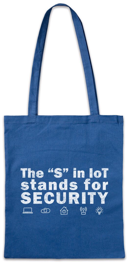 Beuteltasche The S In IoT Stofftasche IoT M2M Machine to Machine 5G Connectivity