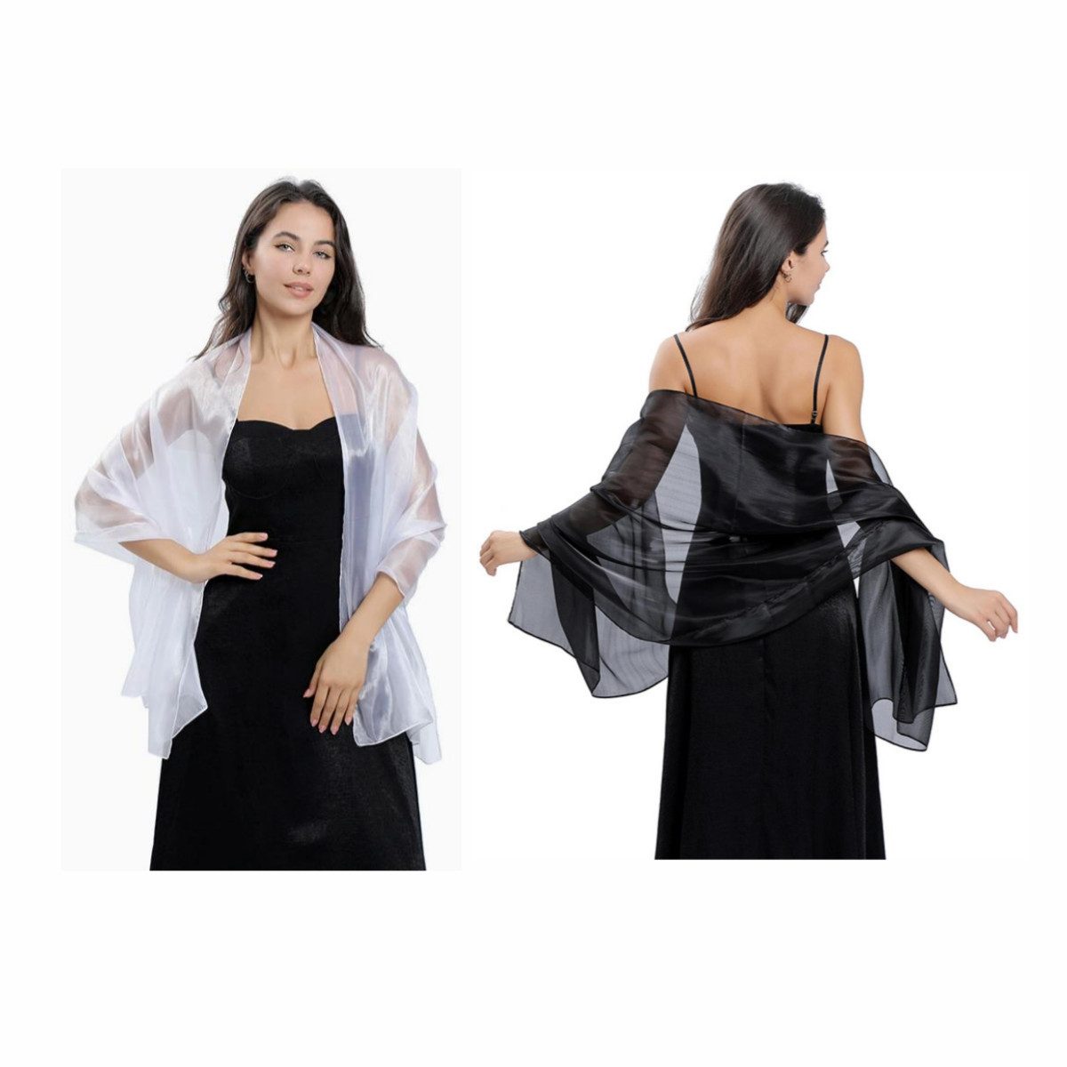XDeer Modeschal Modeschal 2 Stück Damen Shawl für Brautkleider, Abendkleider Elegante Party