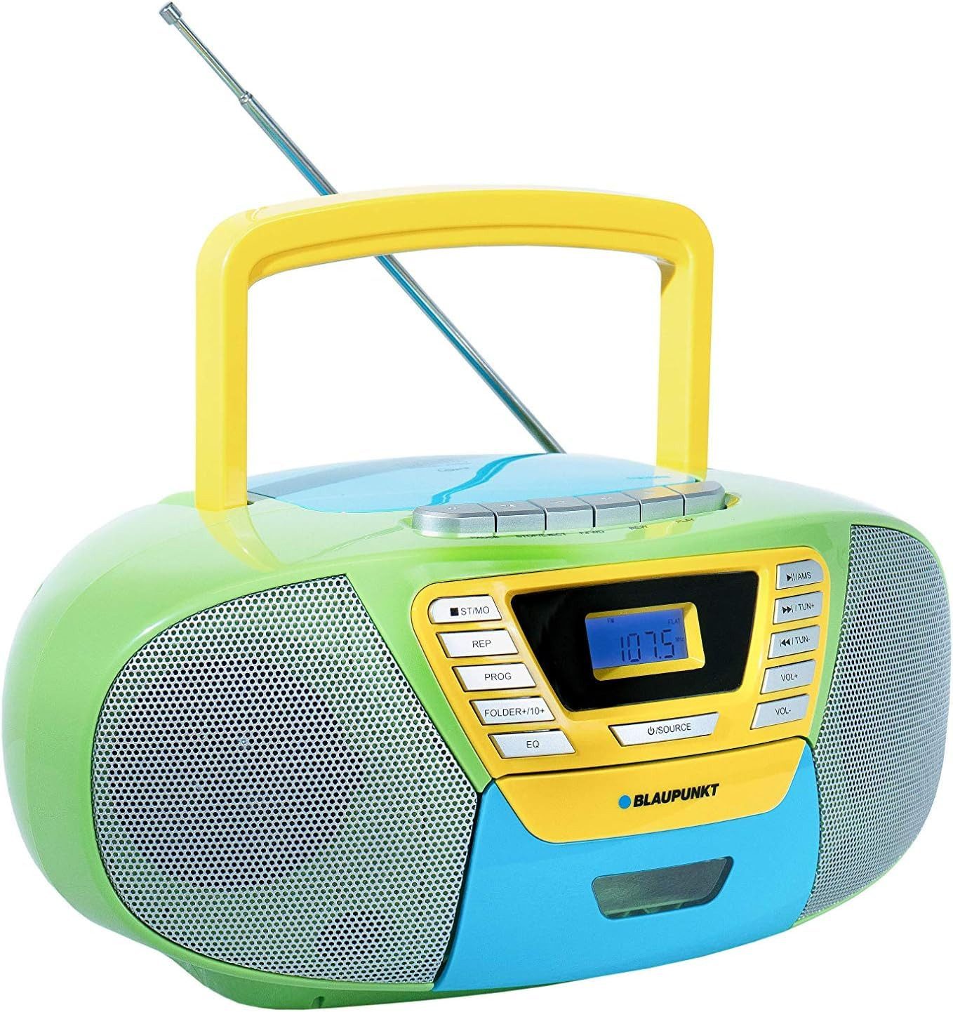 Blaupunkt B 120 MC CD-Radiorecorder (Tragbarer CD-Player mit Bluetooth, Radio, USB & Hörbuchfunktion)