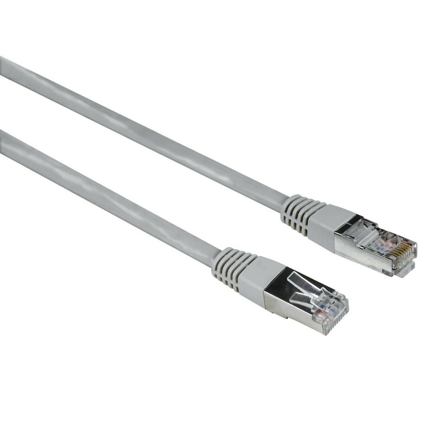 Hama Kabelset zum Anschluss von DVD/PC/Notebook an TV LAN-Kabel, RJ45, Kein (1500 cm), Patch-Kabel Cat 5e Gigabit Ethernet