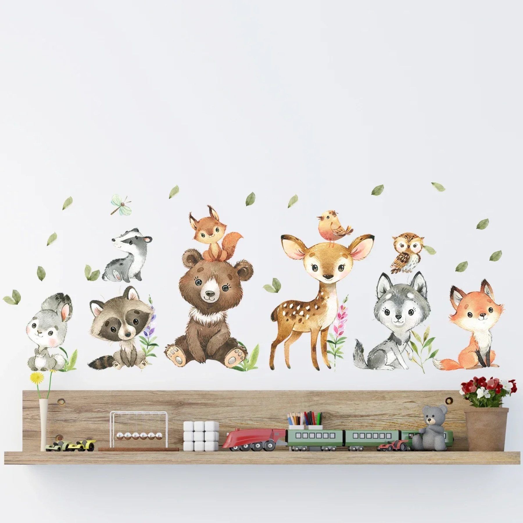 Montegoni Wandsticker Kinder Tier Wandaufkleber,Wandtattoo mit günstig online kaufen