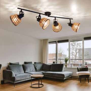 etc-shop LED Deckenleuchte, Leuchtmittel nicht inklusive, Deckenleuchte Deckenstrahler Esszimmer