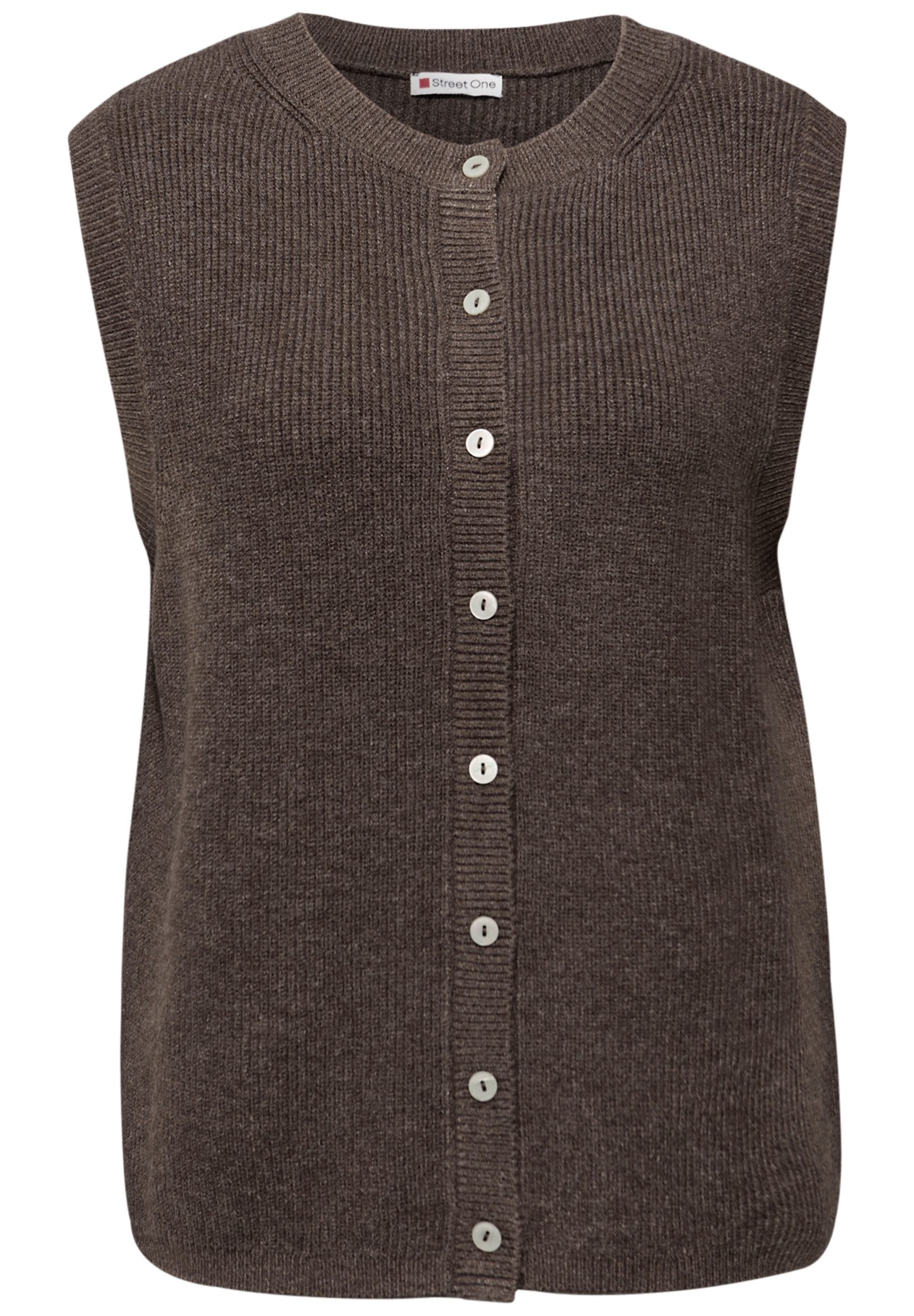 STREET ONE Strickjacke cosy sleeveless cardigan günstig online kaufen