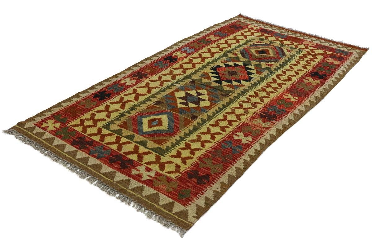 Orientteppich Kelim Afghan 105x206 mm Höhe: Läufer, Handgewebter rechteckig, Orientteppich Nain Trading, 3