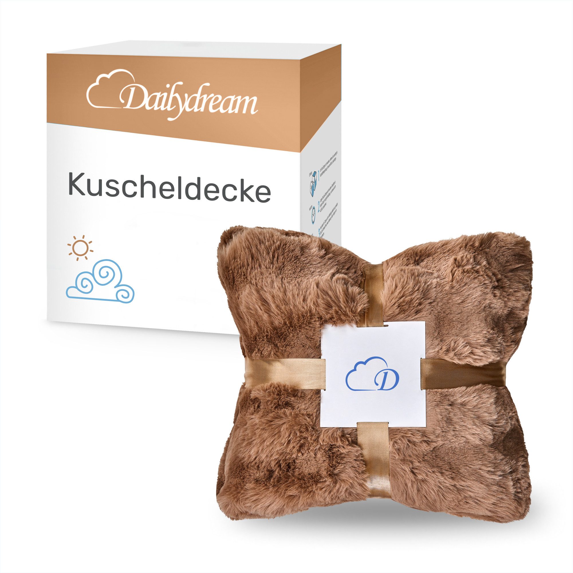 Dailydream Tagesdecke Dailydream Kunstfell Kuscheldecke, flauschig, weich