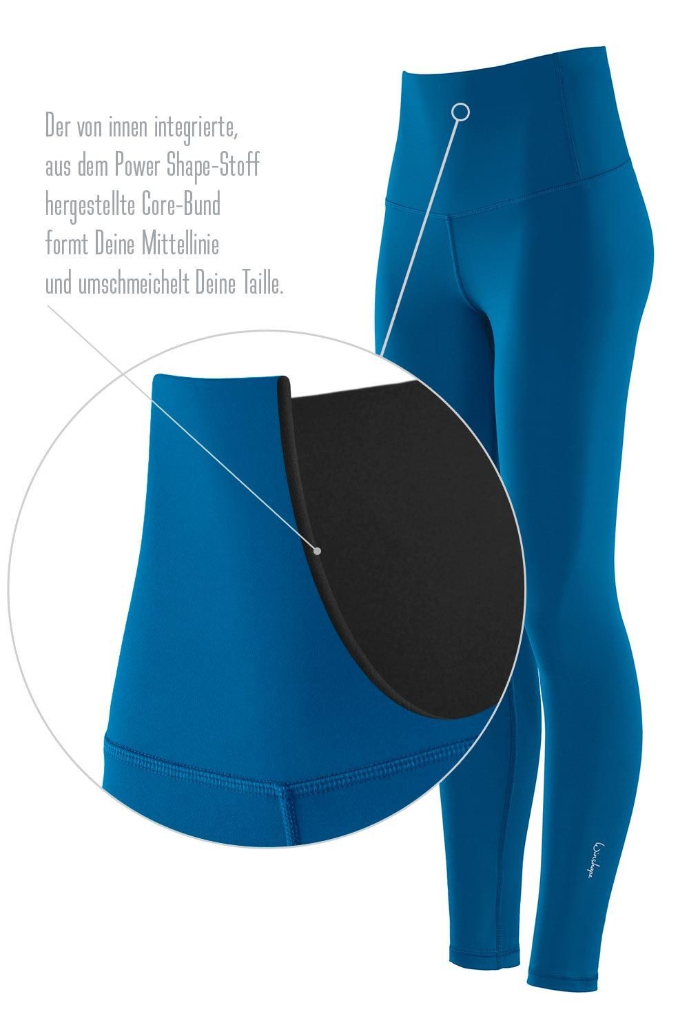 Winshape Leggings Functional Comfort HWL117C mit V-Shape Applikation und Core-Bund – Bild 4 von 5