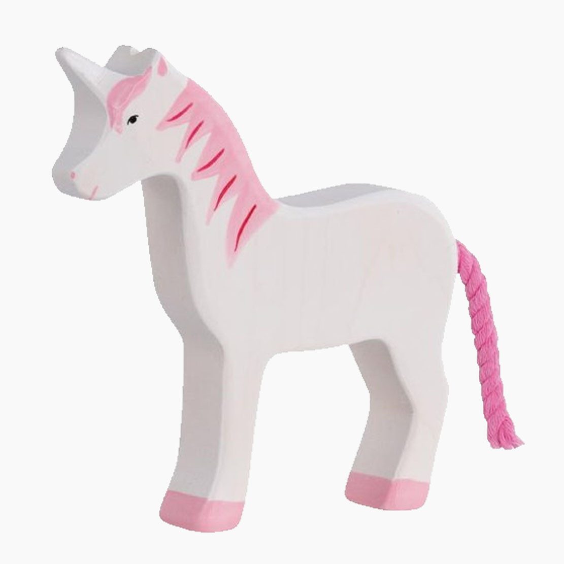 Holztiger Spielfigur Einhorn, (packung, 1-tlg., 1 teil), Wertvolle Handarbeit aus Europa