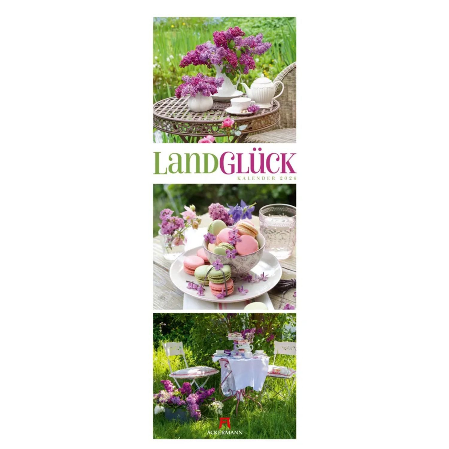 Ackermann Wandkalender LandGlück Triplet-Kalender 2026