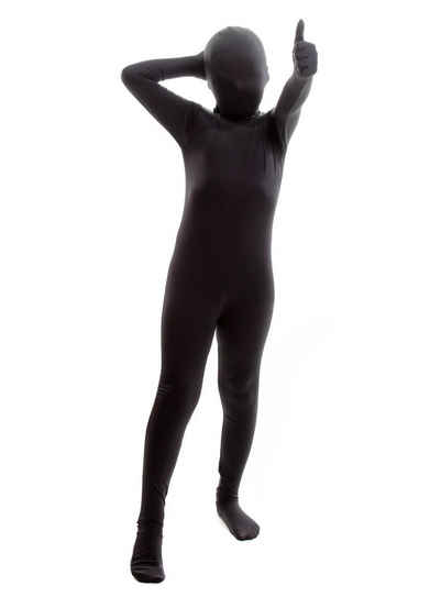 Morphsuits Kostüm Kinder schwarz, Original Morphsuits für Kids - die komplette Verkleidung für jedes A