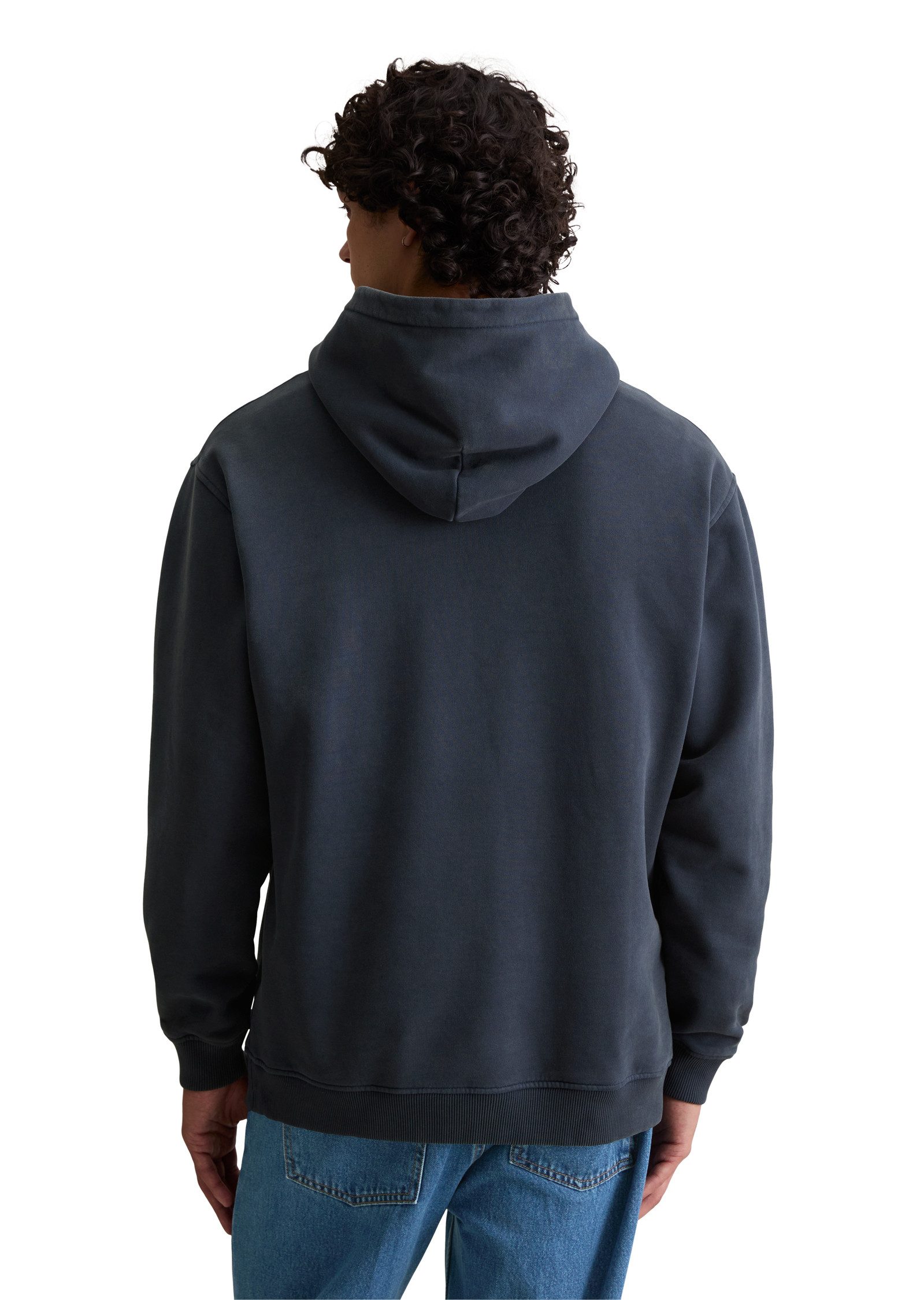Marc O'Polo DENIM Hoodie relaxed fit, Kängurutasche, Logoschriftzug günstig online kaufen