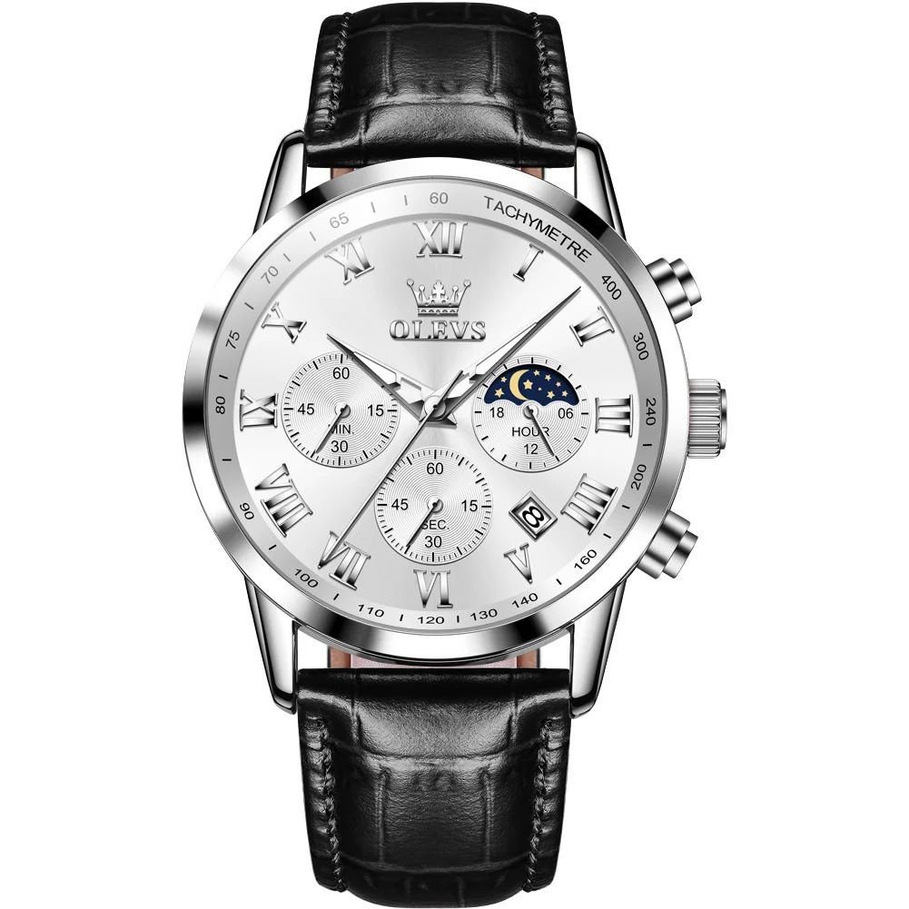 OLEVS Quarzuhr Herrenuhr Chronograph mit Tag günstig online kaufen