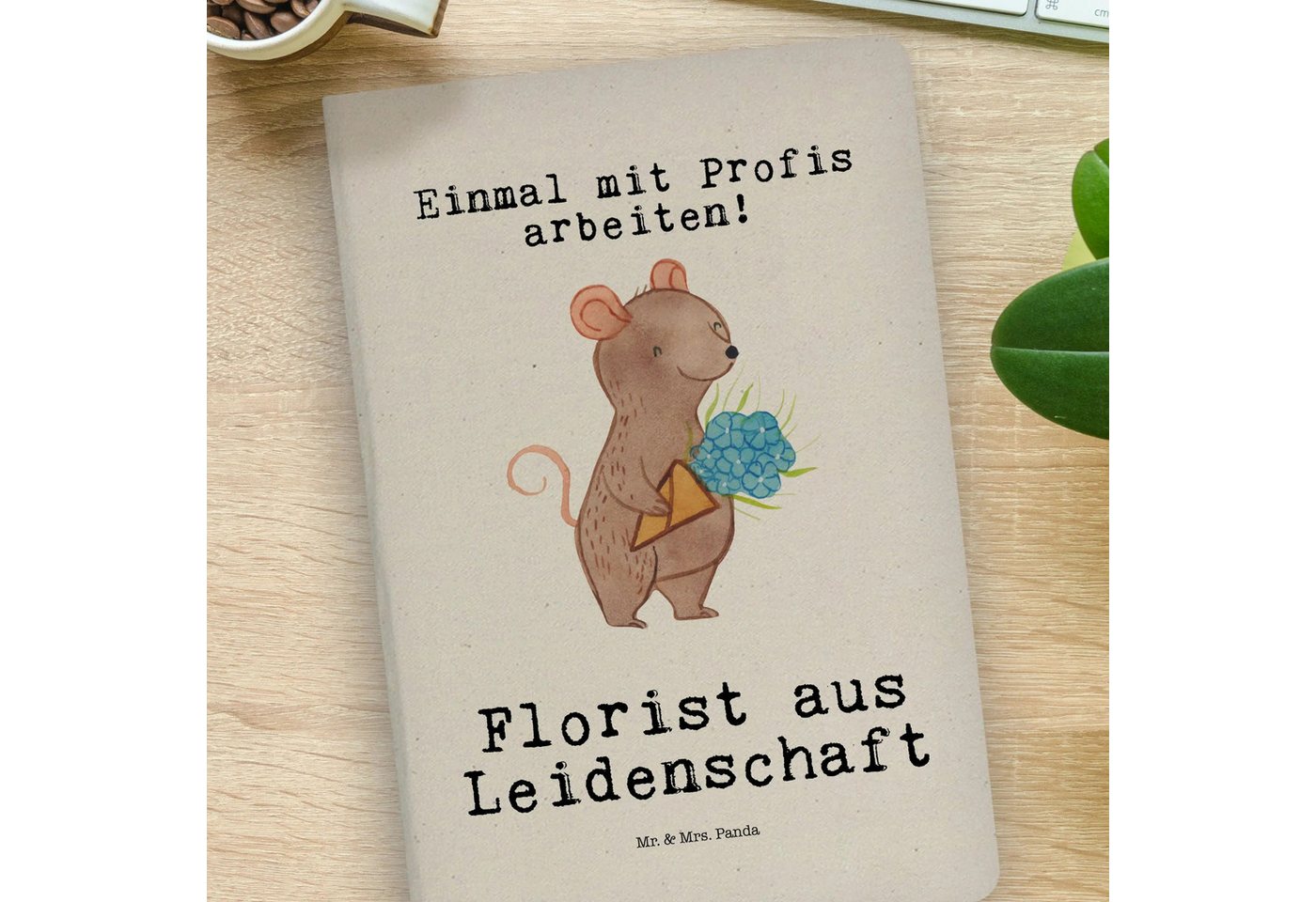 Thumbnail - Mr. & Mrs. Panda Notizbuch Florist Leidenschaft - Transparent - Geschenk, Rente, Firma, Blumenpr Mr. & Mrs. Panda, Langl...