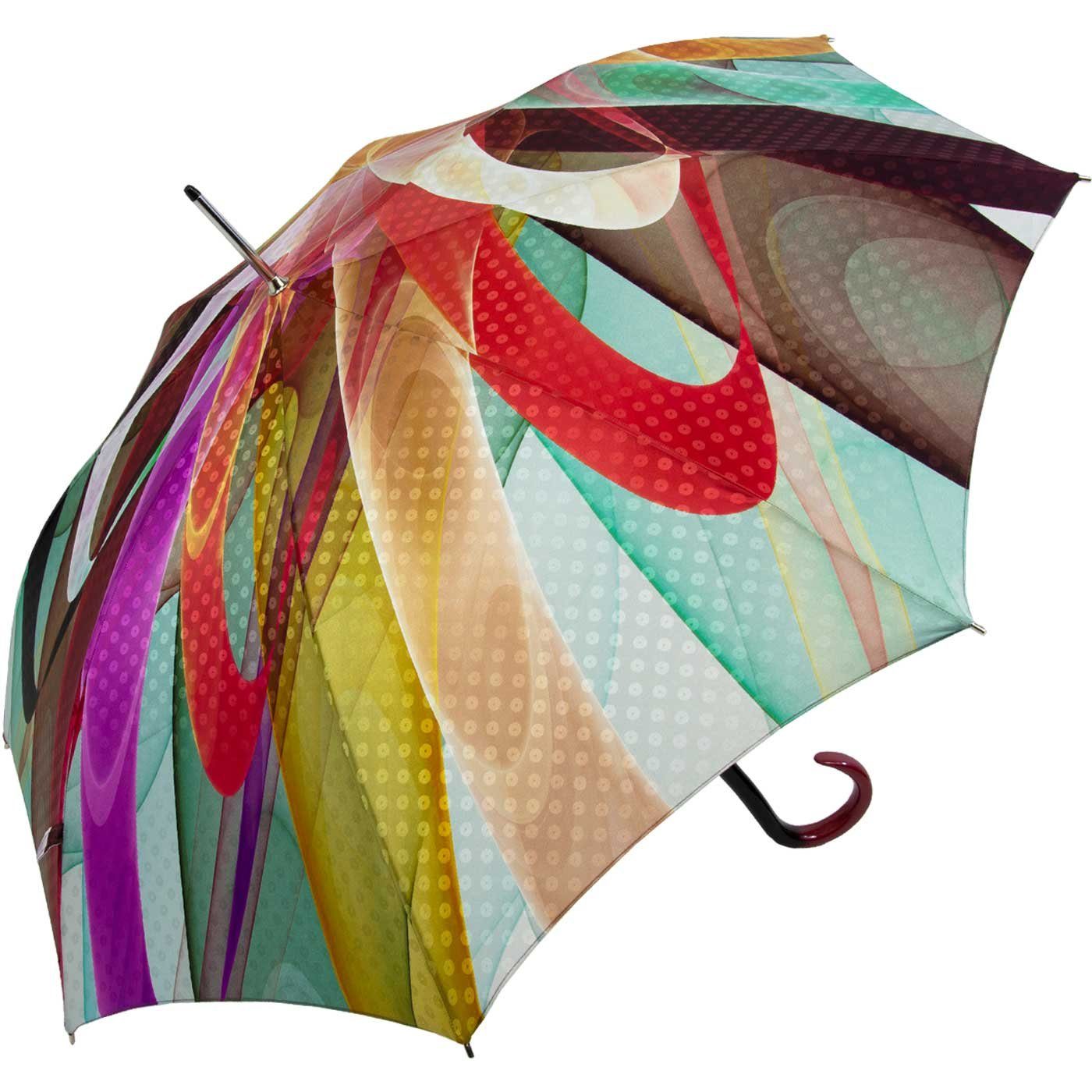 handgearbeiteter einzigartige doppler in Designs edler, Manufaktur-Regenschirm, leuchtenden Farben Langregenschirm MANUFAKTUR