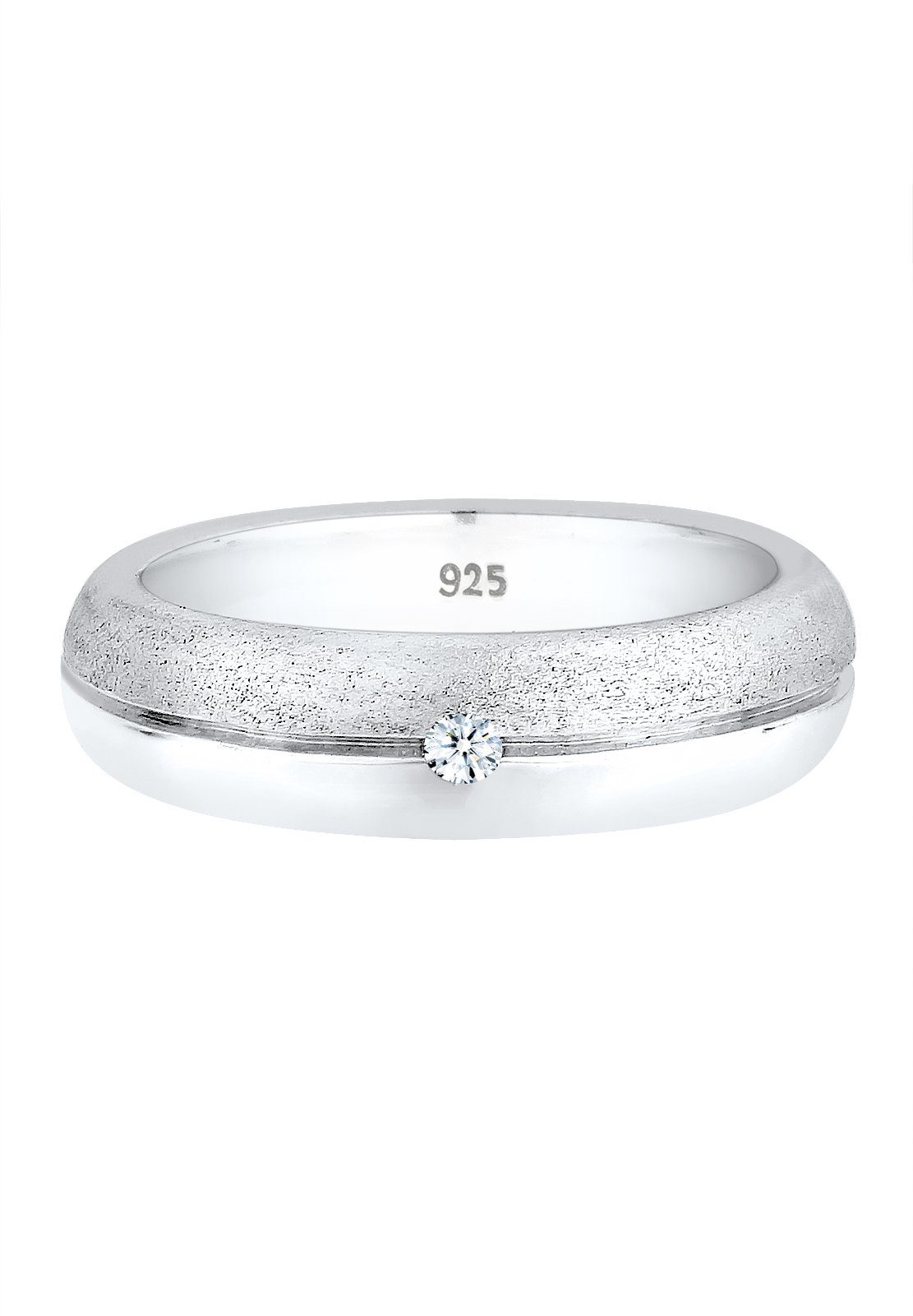 Elli DIAMONDS Verlobungsring Basic Bandring Diamant (0.03 ct) 925 Silber günstig online kaufen