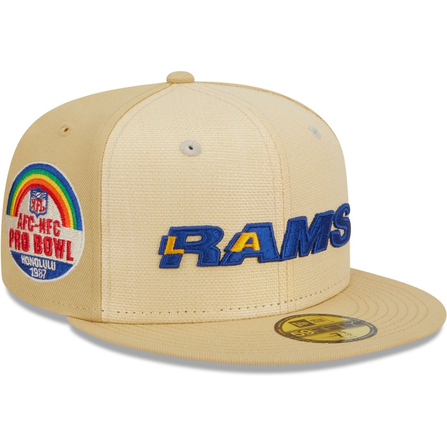 New Era Fitted Cap 59Fifty RAFFIA Los Angeles Rams | Fitted Caps
