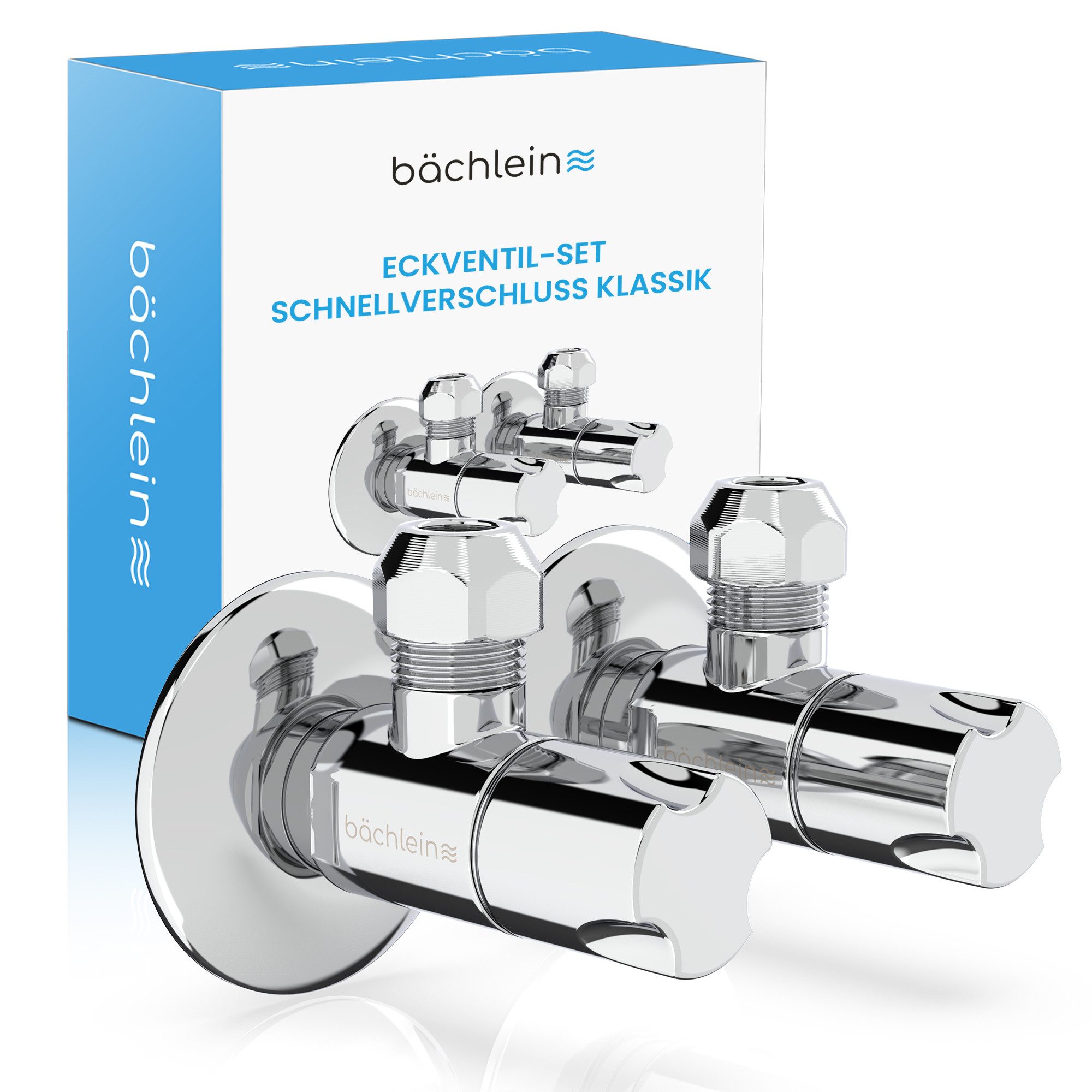 Bächlein Eckventil Eckventil-Set Schnellverschluss Klassik