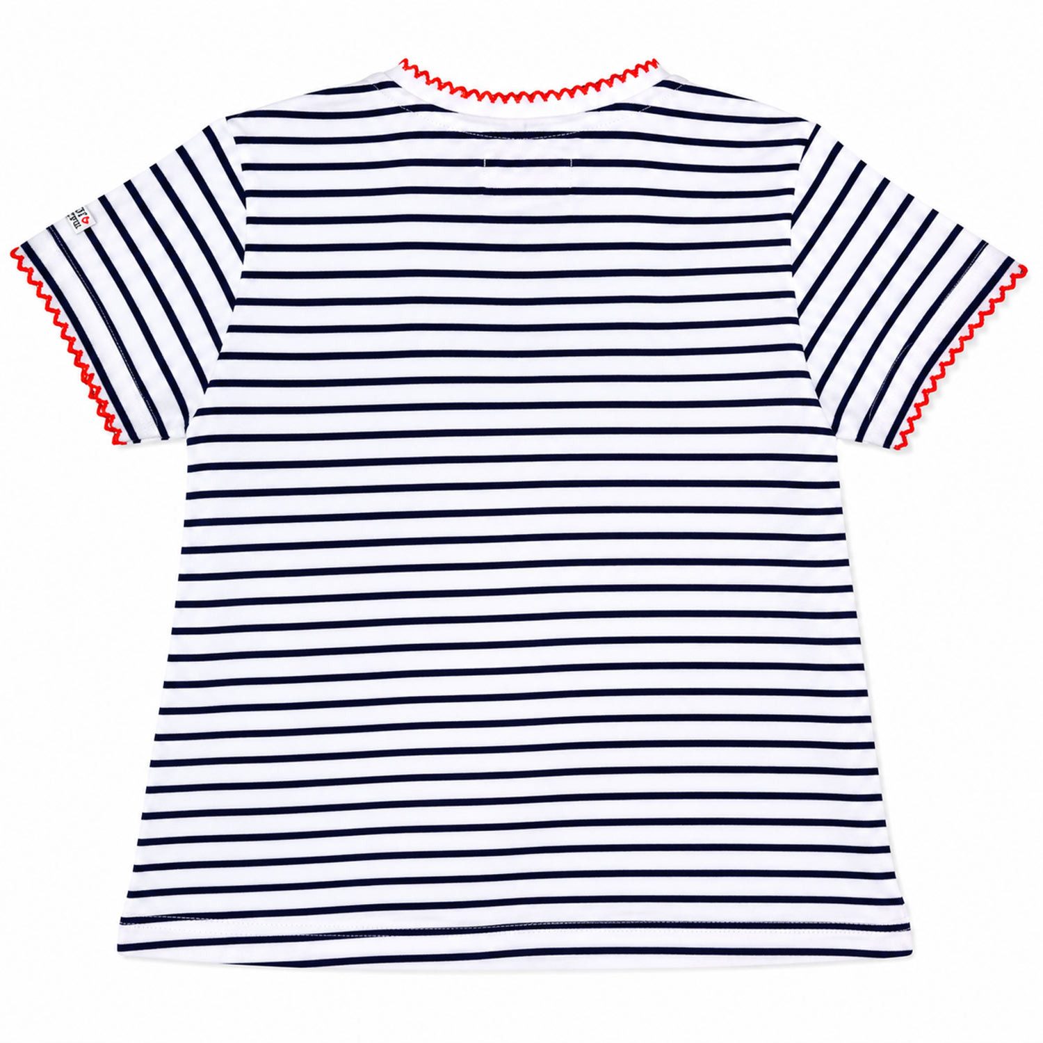 BONDI T-Shirt Baby Kinder 'Cherry' 86590 - Weiß / Navy, Kurzarm