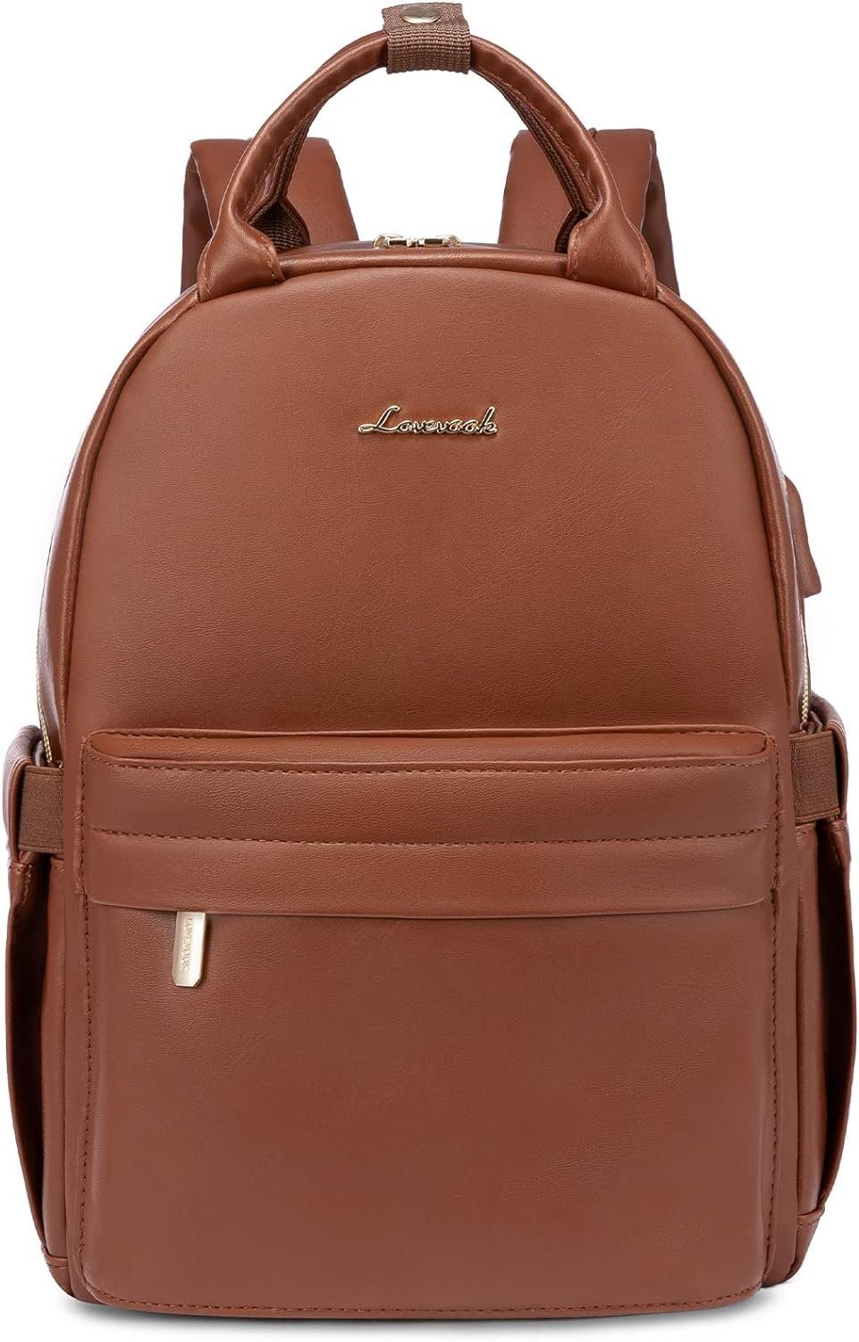 Elegant für Rucksack mit Kleiner Handtasche Reise), Daypack (Tagesrucksack Backpack Cityrucksack Damen Wasserdicht Rucksack Leder Casual LOVEVOOK Klein Mini USB