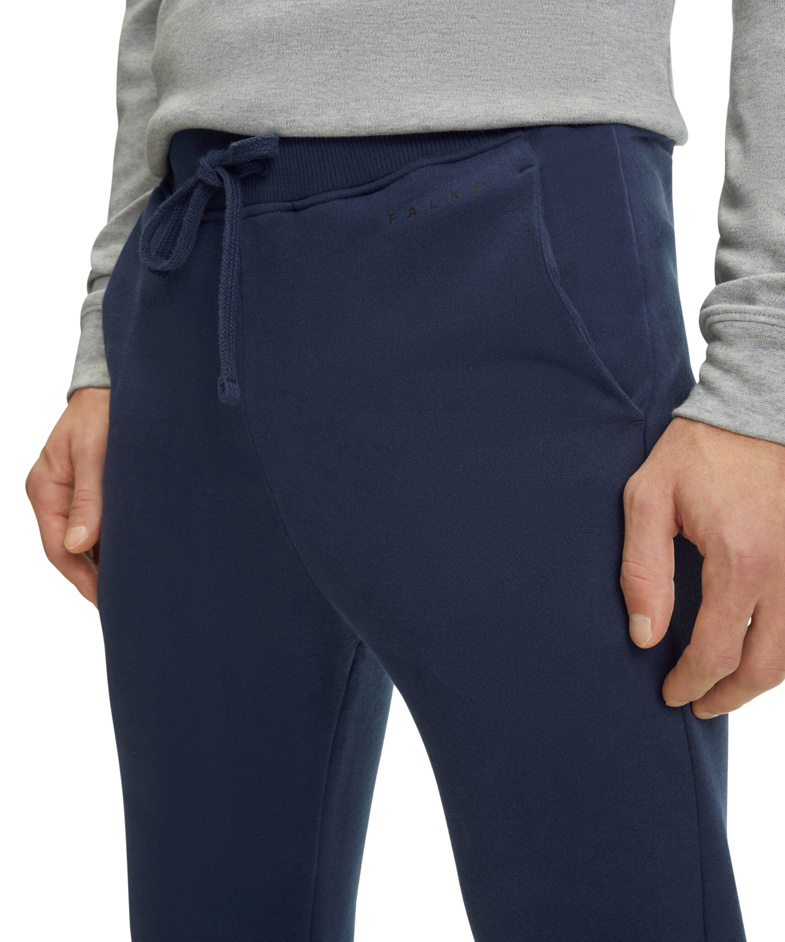 FALKE Strickhose (1-tlg) (6116) space aus reiner blue Baumwolle