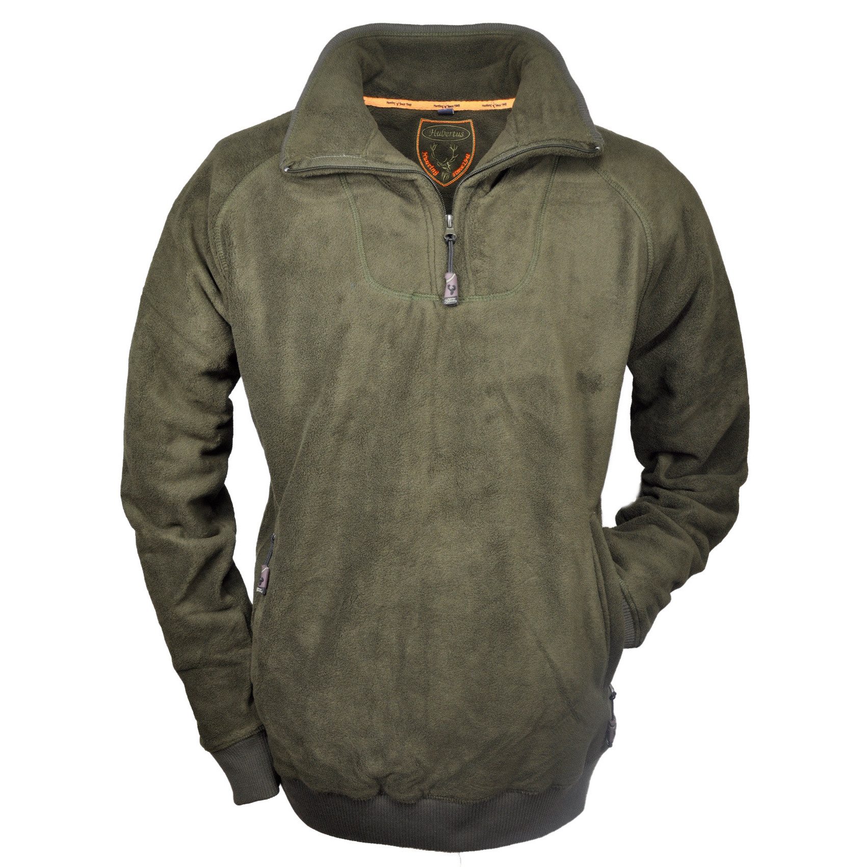 Hubertus® Hunting Troyer Fleece-Troyer Fleecepullover Jagdpullover Ansitzpu günstig online kaufen