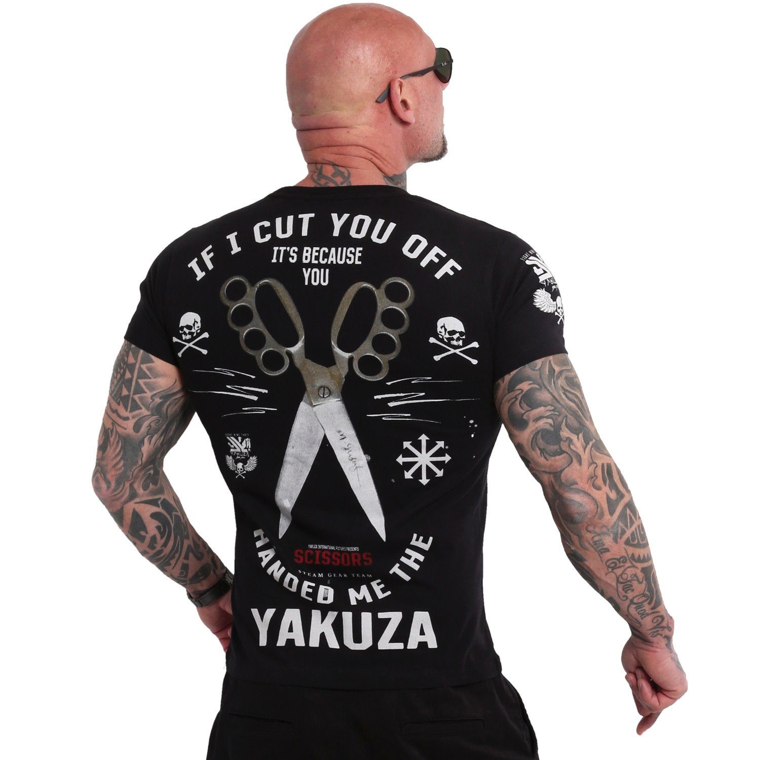 T-Shirt YAKUZA Scissors schwarz