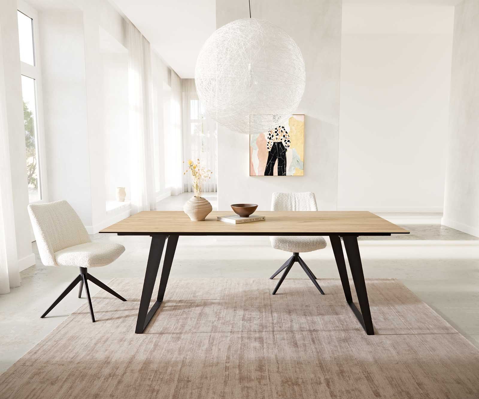 DELIFE Esstisch Edge, Keramik Laminam® Sabbia günstig online kaufen