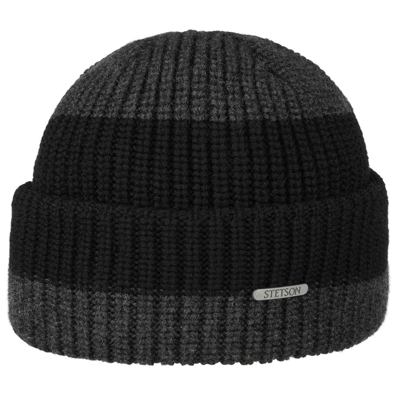 Stetson Beanie (1-St) Beanie mit Umschlag, Made in Italy