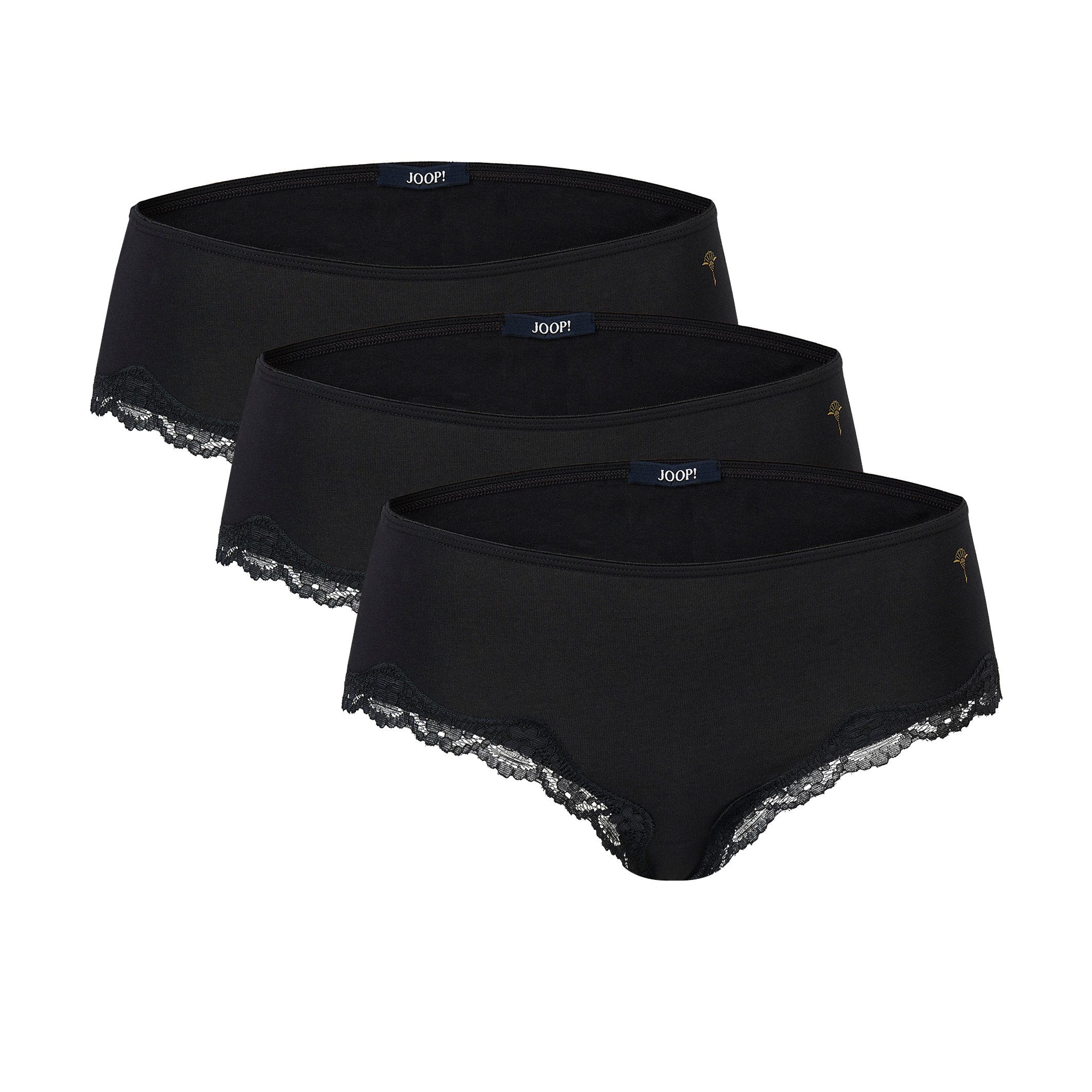 JOOP! Panty Multipack (3er Pack) mit dezenter Logostickerei günstig online kaufen