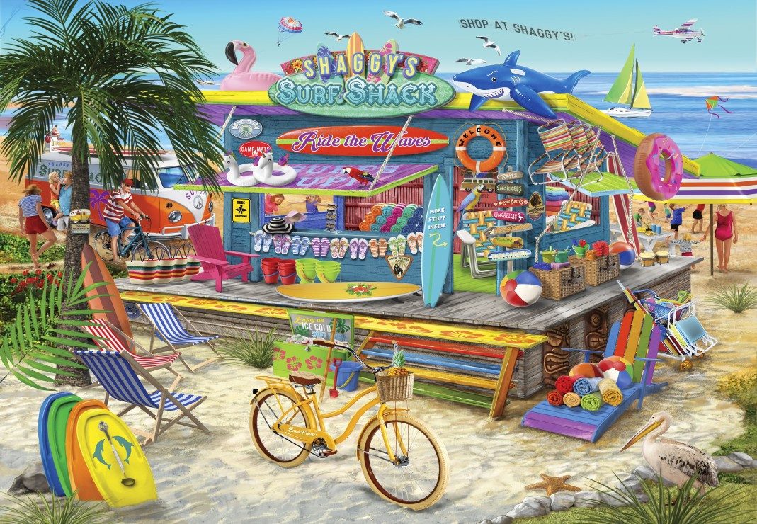 Bluebird Puzzle Puzzle Shaggy's Surf Shack, Puzzleteile
