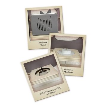 Farbklecks Collection ® Wandregal Regal für Musikbox - Frosch mit Seerose