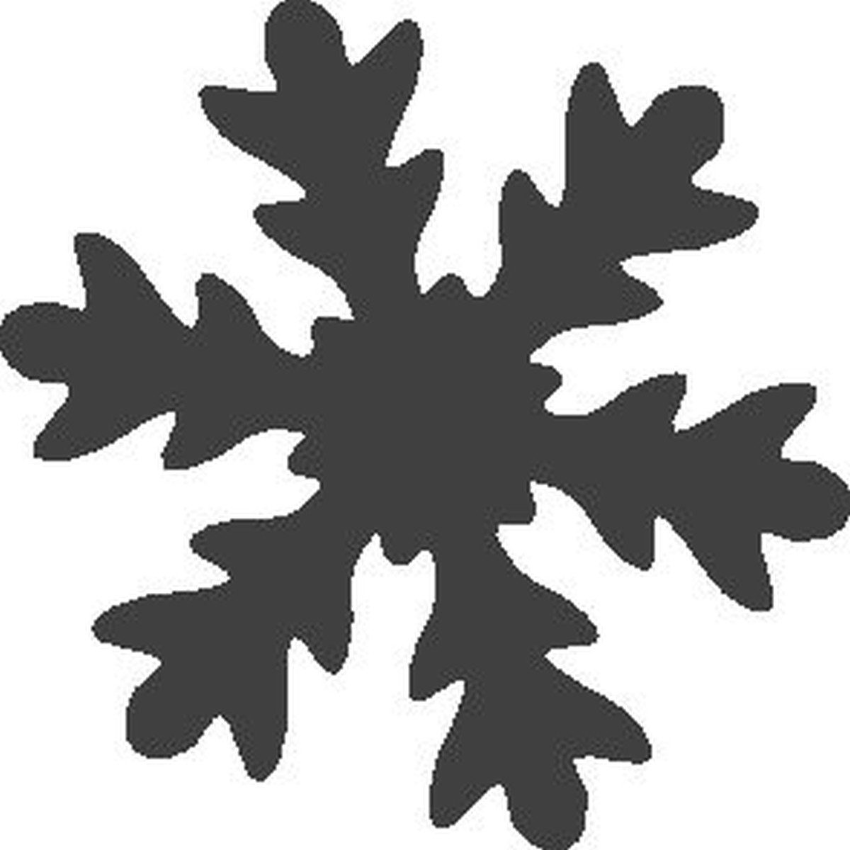 Heyda Motivstanzer Motivstanzer für Karton bis 220g/qm groß Schneeflocke 25mm