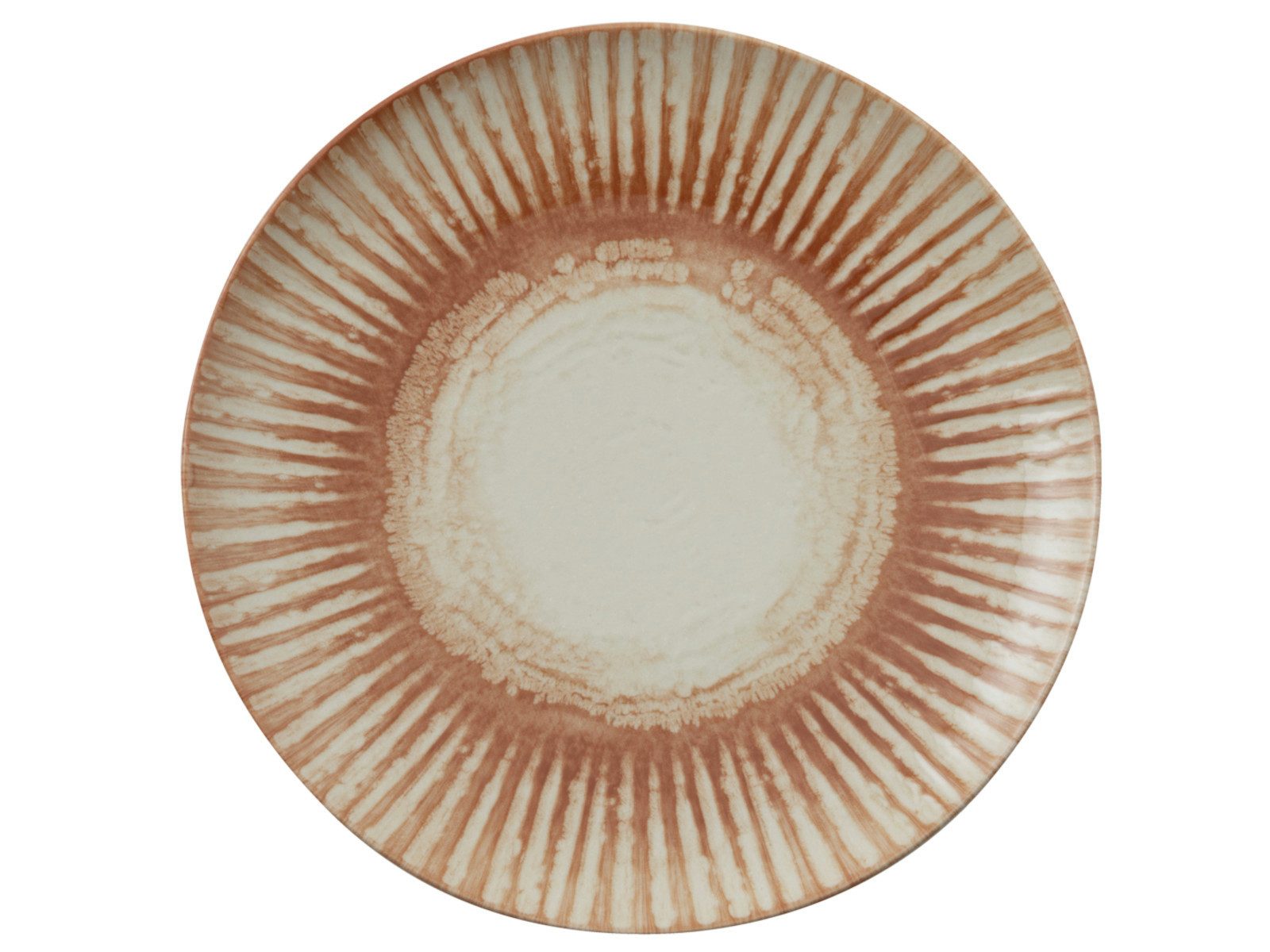 Rosenthal Teller Arthur Krupp Stoneware Sunlight Red Teller flach 27,5cm