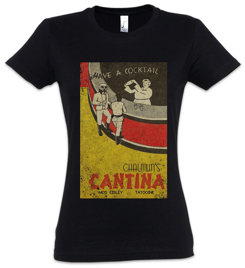 Print-Shirt Chalmun's Cantina Vintage I Damen T-Shirt Star Krieg Movie Der Wars