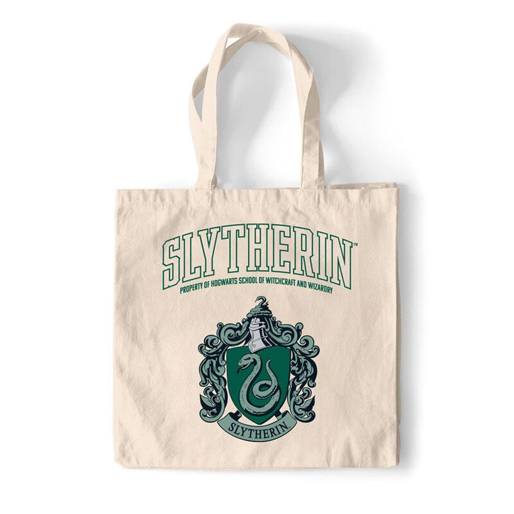 Harry Potter Shopper Slytherin Tote Bag, Hogwarts House Einkaufstasche